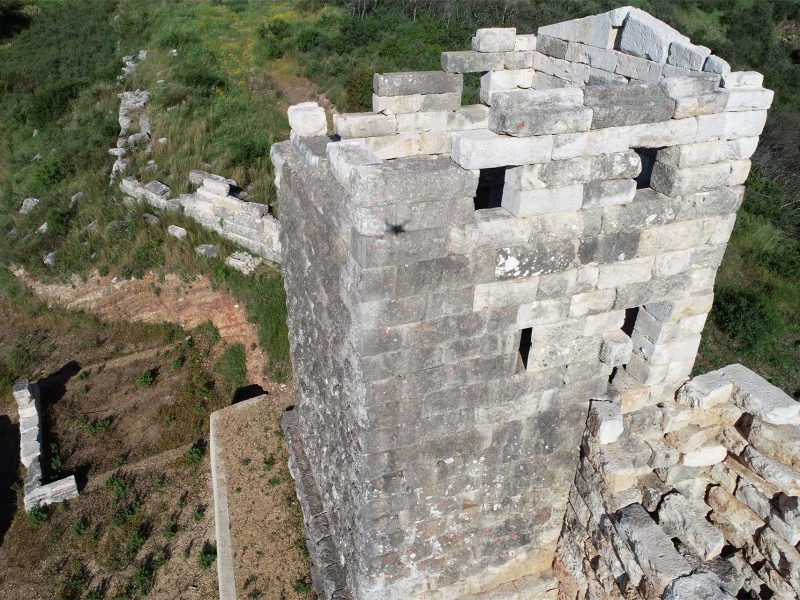 Ancient Wall attached to the Arcadian gate